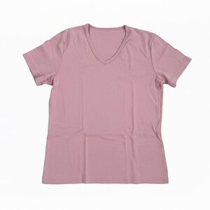 3/$15 Northern Reflections Mauve V-Neck Tee